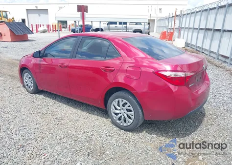 2018 Toyota Corolla Le из США, поврежденный, VIN 2T1BURHE4JC031597